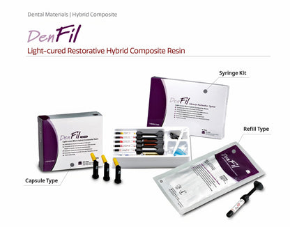 DenFil™ Light-Cured Restorative Composite Resin Syringe Refill