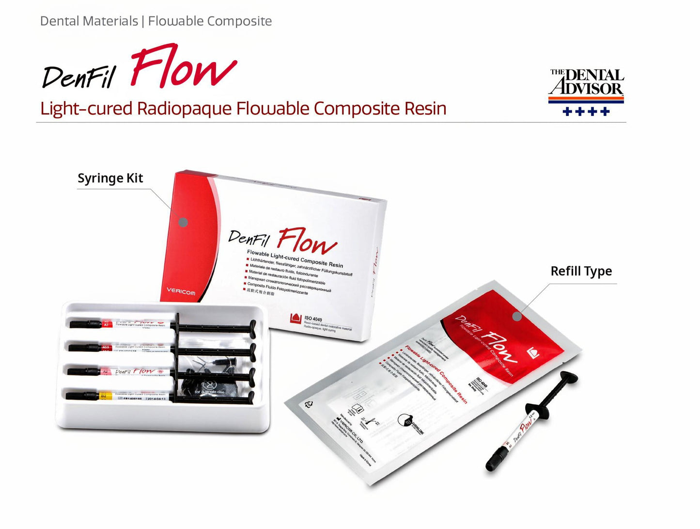 DenFil™ Professional Flowable Composite Resin Kit